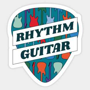 Rhythm Guitar Guitar Pick Sticker